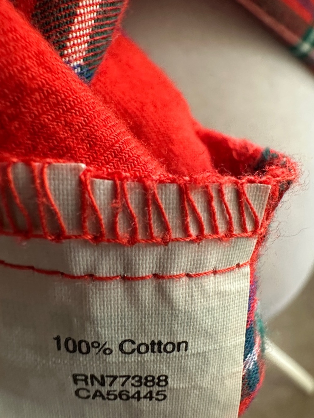 J. Crew Red Plaid Button-Down Shirt - Picture 5 of 5